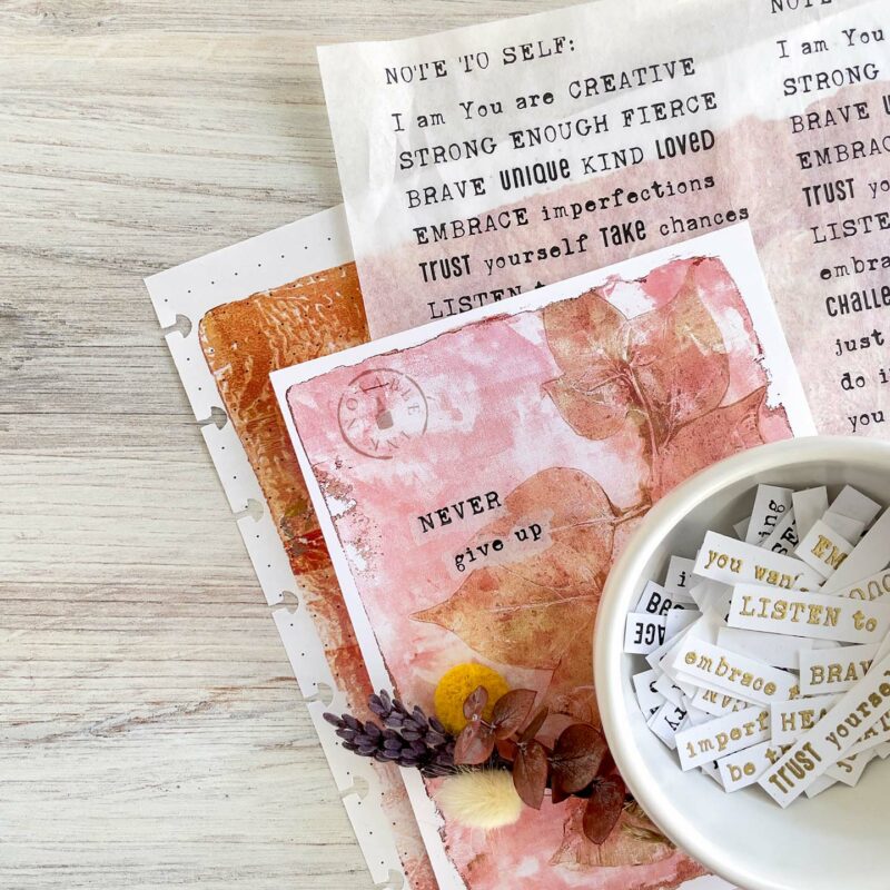 Note To Self Digital Stamps-MU4